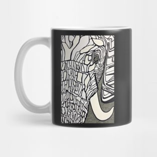 Textured Elephant Mug